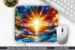 Mouse Pad Sublimation, Summer Mouse Pad PNG Design Product Image 1