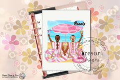 Summer Vibes Beach Friends Design Vacation Relaxation Image Product Image 9