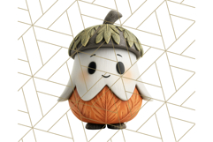Cute Halloween Ghost Clipart Costume PNG, Halloween Png Product Image 5
