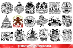234 Christmas SVG Mega Bundle, Christmas Quotes SVG Bundle. Product Image 3
