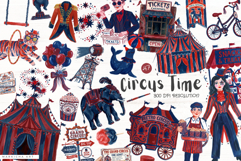 Circus Time Clipart Product Image 1