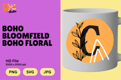 Boho Bloomfield Boho Floral Monogram Product Image 1