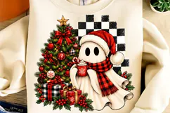 Sparkling Christmas Ghost PNG, Trending Christmas PNG Product Image 2