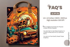 Scary American Confetti Digital Papers, Scary Pattern Product Image 2