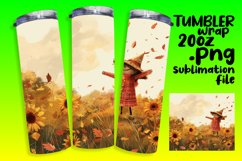 Sublimation Design | Autumn Watercolor Tumbler 20oz Product Image 1