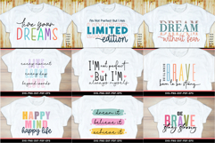 Girl &amp; women Inspirational motivational quotes Shirt bundle Product Image 10