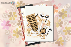 Lash Artist Sublimation PNG White Gold Beauty Design Graphic Product Image 6