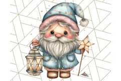 Scandinavian Christmas Gnomes Clipart PNG, Cute Gnome Png Product Image 5