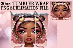 Vibrant Joy 20oz tumbler wrap, Love Girl Product Image 1