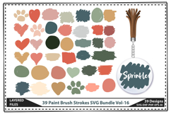 1050 Brush Stroke the Mega Svg Designs Bundle, Keychain Svg Product Image 3