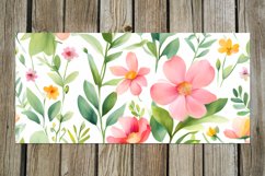 Spring Watercolor Flowers | 17 Mug Sublimation designs, PNG Product Image 13