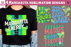 4 Summer Sublimation Clipart | Margarita PNG Product Image 1