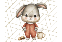 Christmas Pets in Pajamas Clipart PNG, Christmas Png Clipart Product Image 5