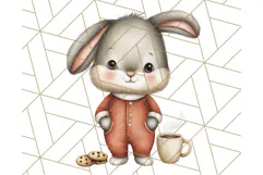 Christmas Pets in Pajamas Clipart PNG, Christmas Png Clipart Product Image 5