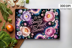 Inspirational Quotes Cutting Board PNG Design, Motivational Product Image 1