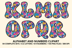 Autism Awareness Doodle Letters Puzzle Piece Alphabet PNG Product Image 3