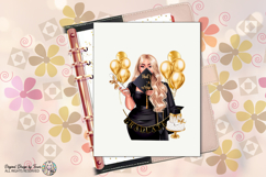 Blonde Graduation Girl PNG That’s a Wrap Glam Design Product Image 10