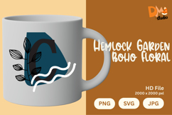 Hemlock Garden Boho Floral Monogram Product Image 1
