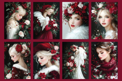 Burgundy Christmas for Card Making, Journals, Crafts, Covers Product Image 8