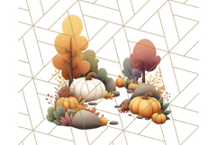 Woodland Forest Scene PNG Clipart, Fall Nature Elements Product Image 5
