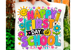 Happy First Day of School PNG Product Image 1
