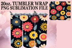 3D Blossoms on Tumbler Wrap Delight Product Image 1