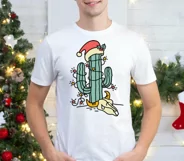 Christmas cactus SVG, PNG Western christmas printable cricut Product Image 6