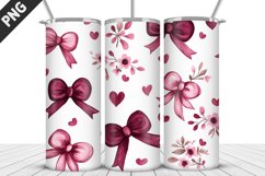 Lovely Hearts Tumbler Design | Valentine&#039;s Day Tumbler Wrap Product Image 2