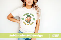Happy St Patrick's Day PNG DTF Irish Lucky Leprechaun Beer Product Image 3