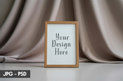 Curtain Backdrop Frame Mockup PSD Product Image 1