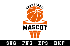Basketball Mascot Svg |Basketball SVG Cut files | Cricut Product Image 1