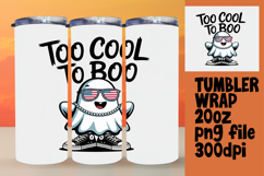 DIY 20oz Tumbler Wrap File , Funny Ghost Product Image 1