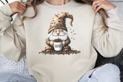 Coffee Lover Gnome Clipart PNG Product Image 1