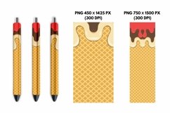 Ice Cream Pen Bundle | Epoxy Pen Wrap | Sublimation Product Image 6