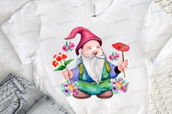 Watercolor Garden Gnome PNG Clipart Product Image 2