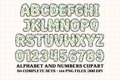 ST PATRICK Alphabet PNG Clipart, St Patrick letters doodle Product Image 5