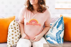 Radiate Positivity Sublimation PNG | Retro Inspirational PNG Product Image 3