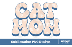 American Cat Mama Papa 4th of July USA Paw DTF PNG Bundle Product Image 4