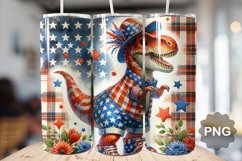 4th Of July Dinosaur Tumbler Bundle - 15 Designs Product Image 14