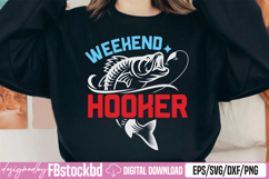 Weekend Hooker SVG Product Image 1