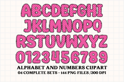 Springtime Alphabet png, letters doodle, springtime clipart Product Image 5