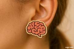 Halloween Stud Earrings Laser Cut | Jewerly | SVG Product Image 2