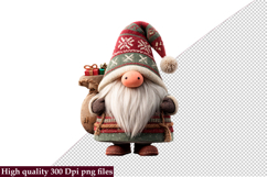 Christmas Gnome Funny Clipart Bundle png Product Image 7