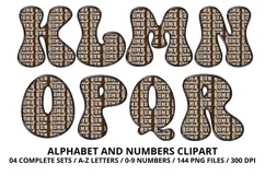 Baseball Sport Alphabet png clipart, baseball letters doodle Product Image 3