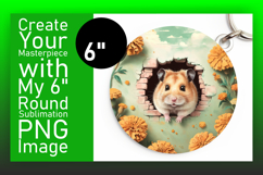 Lovely Round Design for Keychains , Animals In Wall Product Image 1