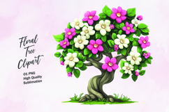 Floral tree clipart sublimation png Product Image 1