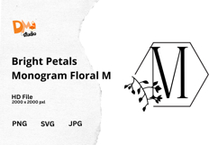 Bright Petals Monogram Floral Product Image 1