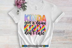 Kinda give a damn kinda don&#039;t care PNG Product Image 4