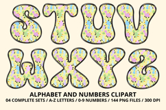 Cute Dinisaur Alphabet &amp; Numbers PNG - 300 DPI Clipart Product Image 4