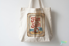 Retro Summer Quotes Labels Clipart Product Image 3